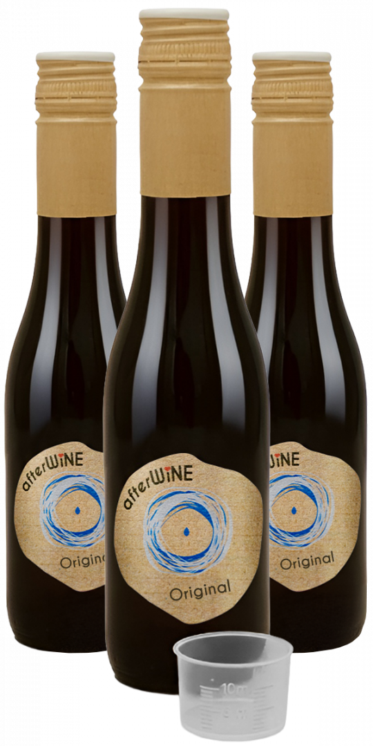afterWINE Original 3er Vorratspack (75-150 Portionen, ab 0,46 €/Port)